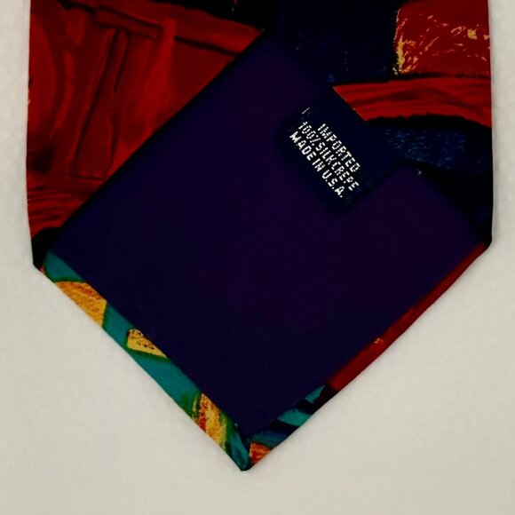 VTG NECKTIE SAVE THE CHILDREN "A HAPPY, HEALTHY CHILD HAS AN ACTIVE IMAGINATION" - Picture 7 of 8